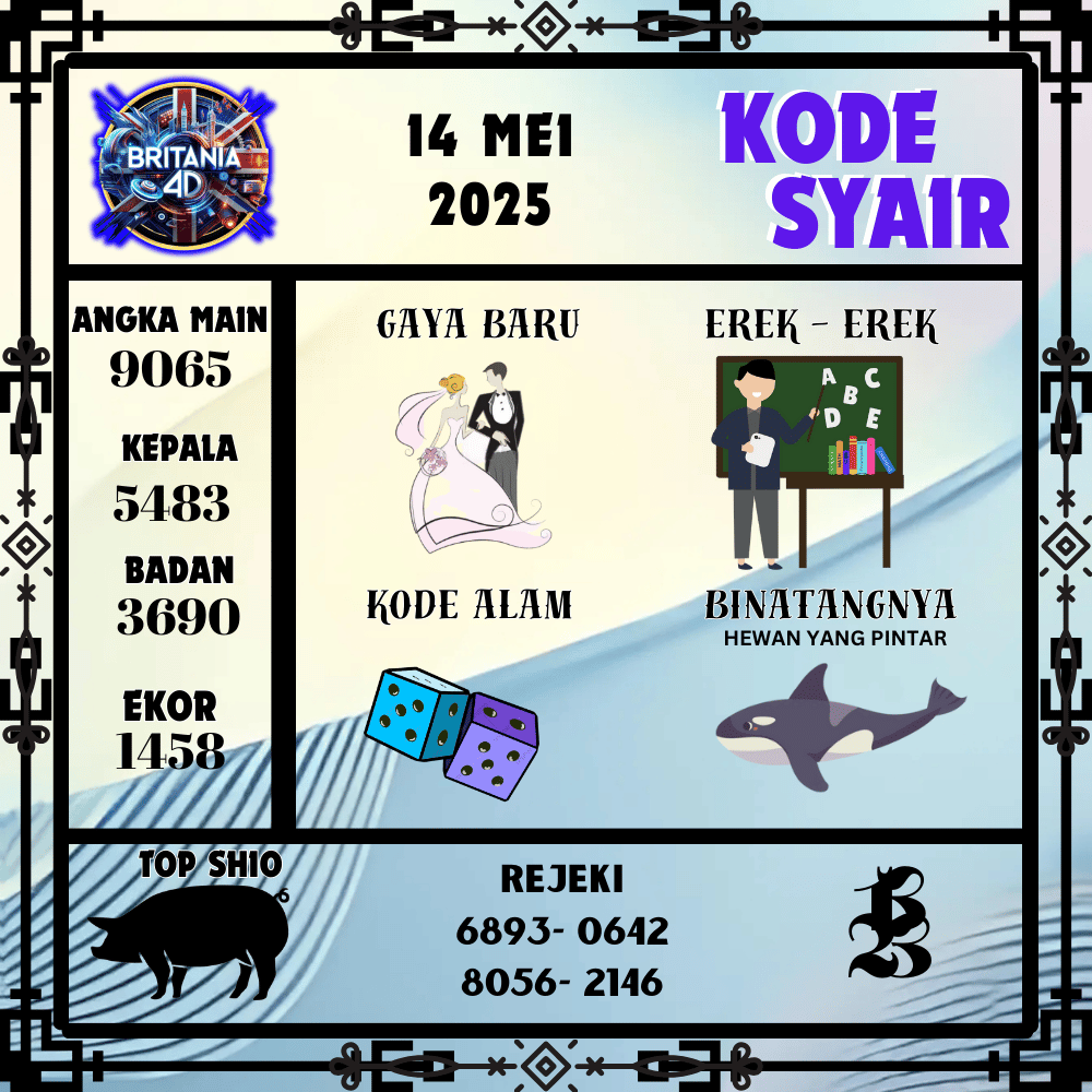 Kode Syair Britania Pools - Mei Pools