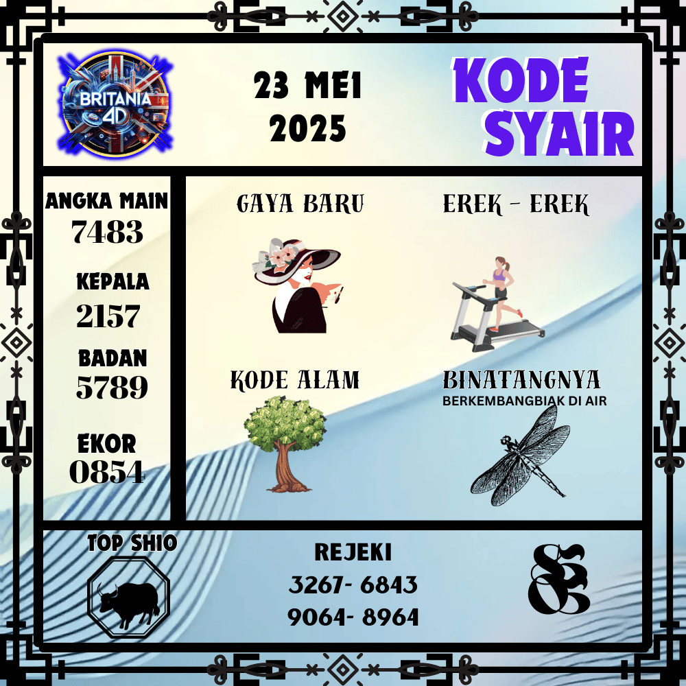 Kode Syair Britania Pools - Mei Pools